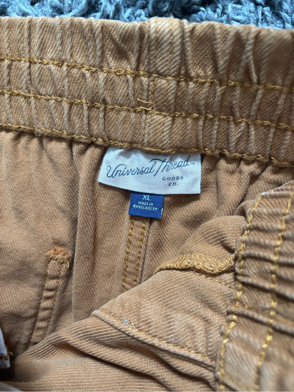Universal Thread Women's Drawstring Shorts in Rust - Picture 3 of 3